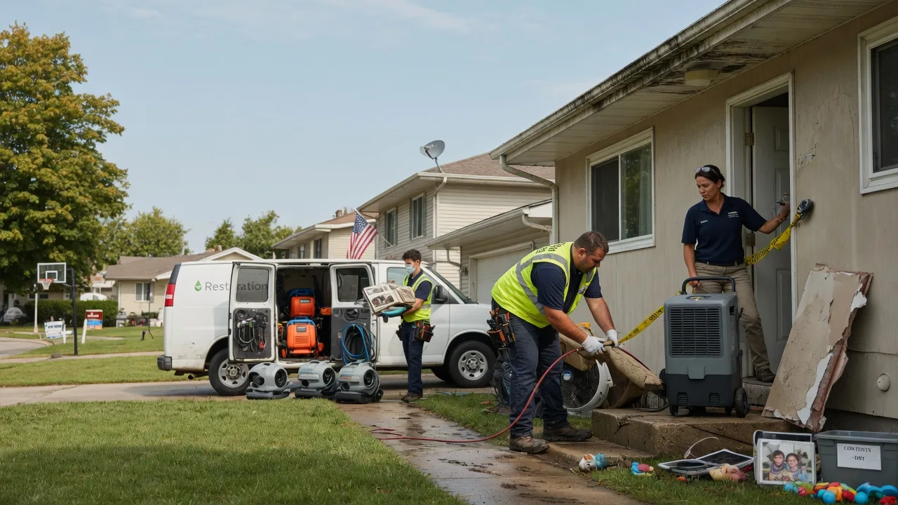 Water Damage Restoration in Donie, TX near me